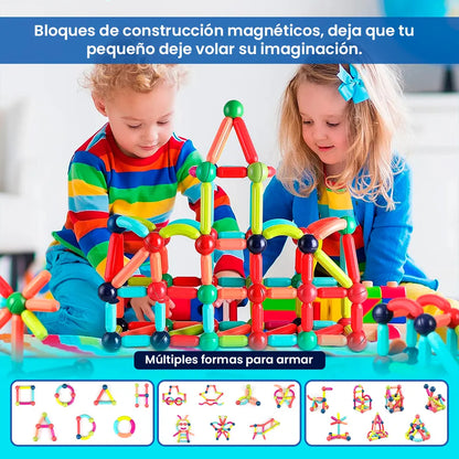 Magnetic Kids bloques magnéticos-Montessori