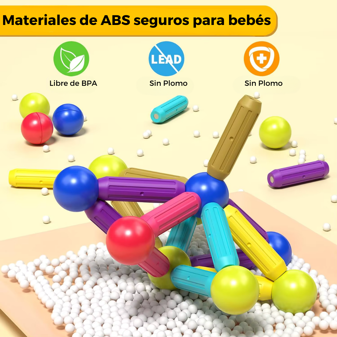 Magnetic Kids bloques magnéticos-Montessori