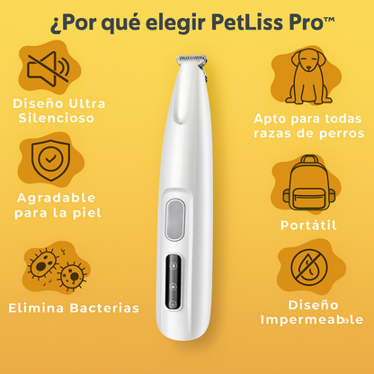 PetLiss Pro™ – Recortadora profesional silenciosa para tu mascota