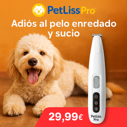 PetLiss Pro™ – Recortadora profesional silenciosa para tu mascota