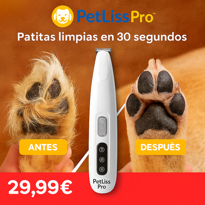 PetLiss Pro™ – Recortadora profesional silenciosa para tu mascota