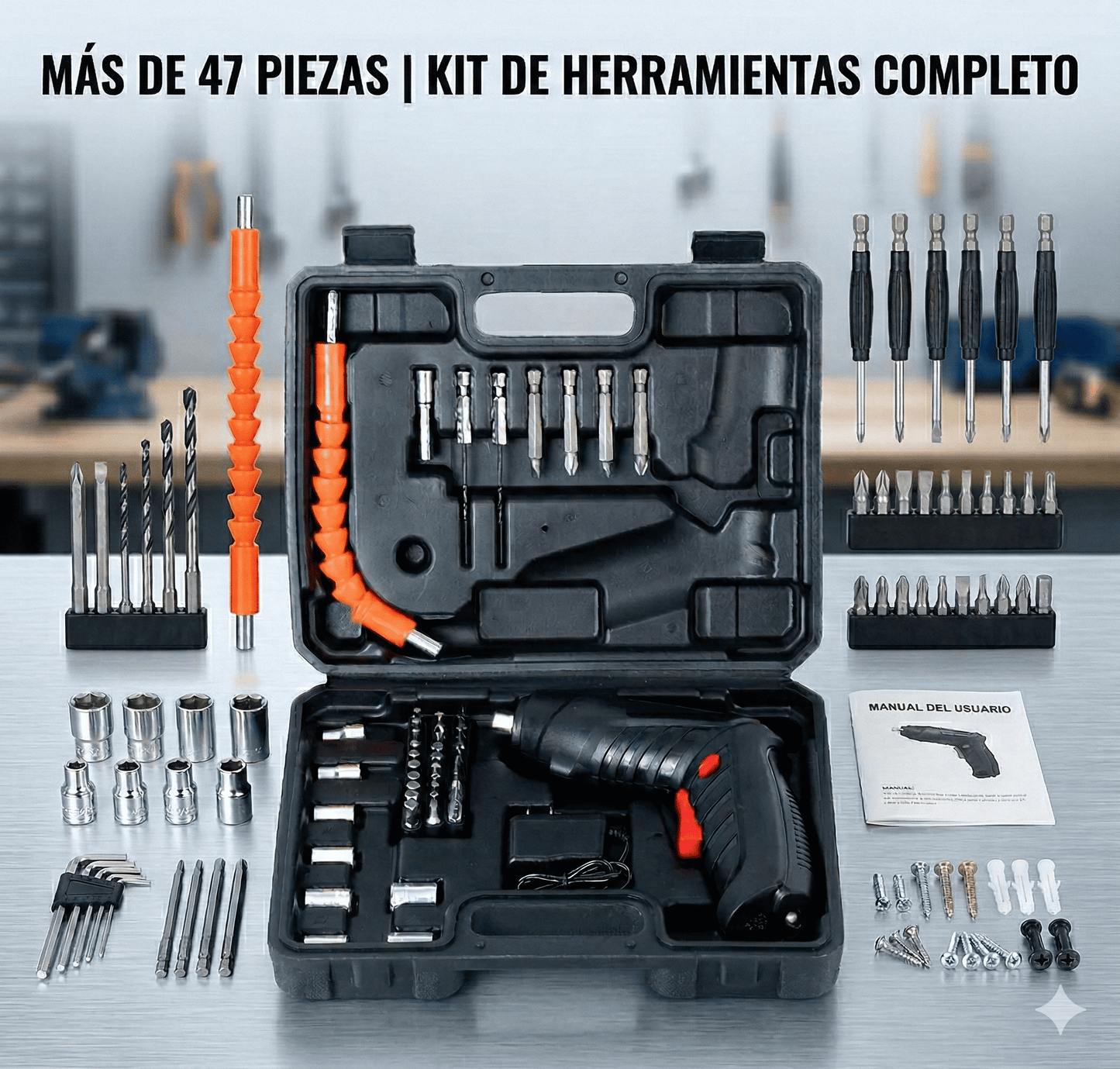 Kit destornillador electrico
